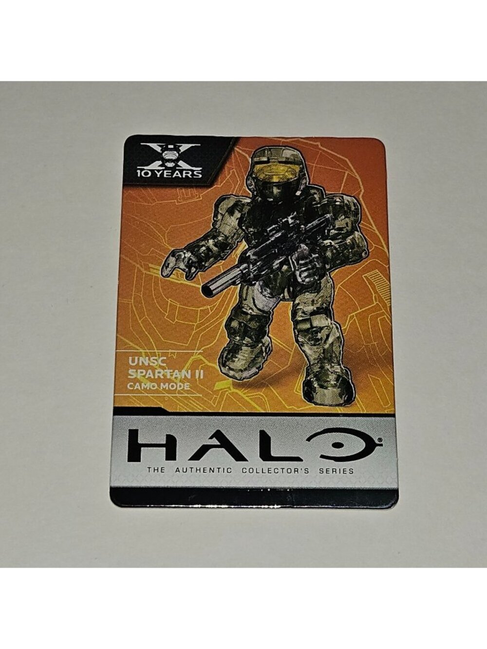 HALO Collector's Series UNSC Spartan II Camo Card 2011 Microsoft READ